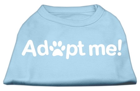 Adopt Me Screen Print Shirt Baby Blue XS